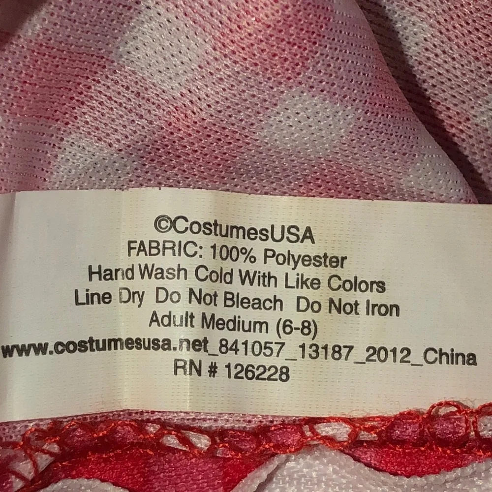 Costume RED RIDING HOOD Sexy Dress With Cape Adult Size Medium 6-8 - Picture 14 of 16